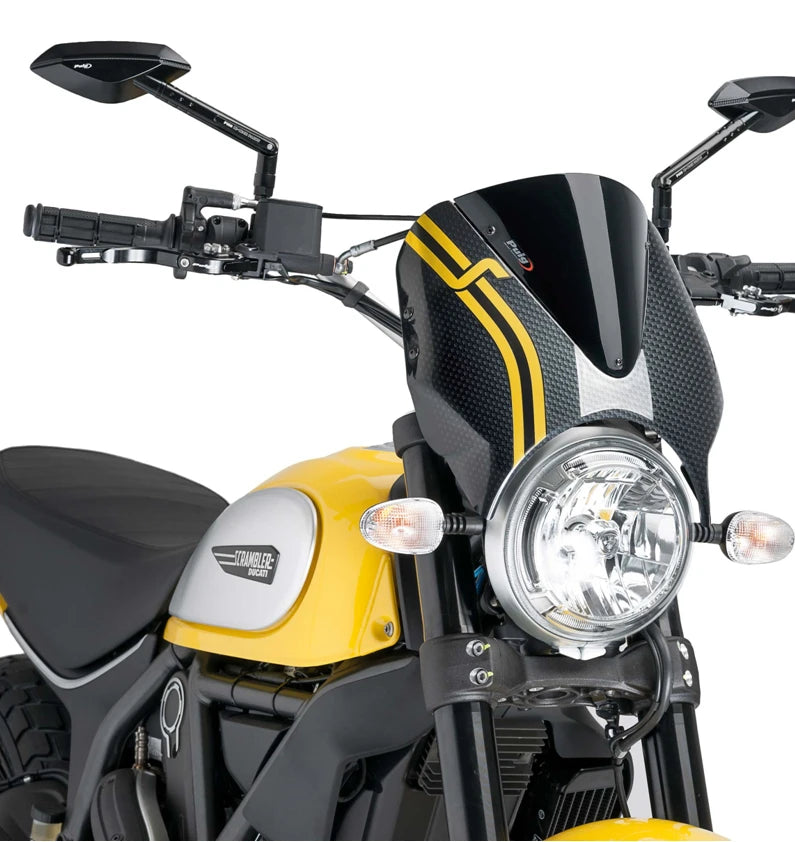 DUCATI Scrambler DESERT SLED [2025] – RetroVision štítek na čelní sklo