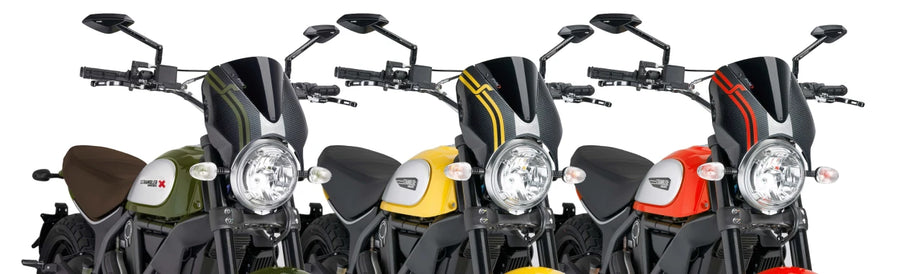 DUCATI Scrambler DESERT SLED [2025] – RetroVision štítek na čelní sklo