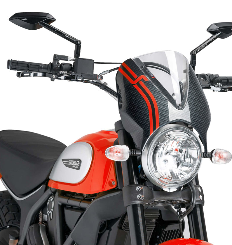 DUCATI Scrambler DESERT SLED [2025] – RetroVision štítek na čelní sklo