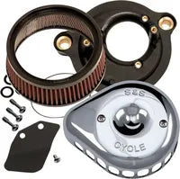 Harley-Davidson FLHFB 1868 Electra Glide Highway King 114 [2023] - Mini Teardrop Stealth Luftfilter-Kit – Bild 9