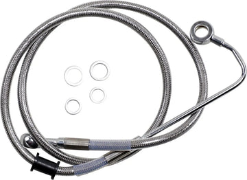 harley davidson flstc [DRAG SPECIALTIES] - Prodloužené brzdové vedení z nerezové oceli