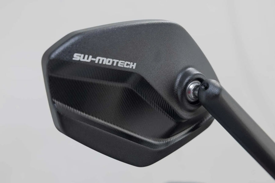 aprilia sl 750 shiver [SW-MOTECH] – sada sportovních zrcátek, krátké rameno zrcátka
