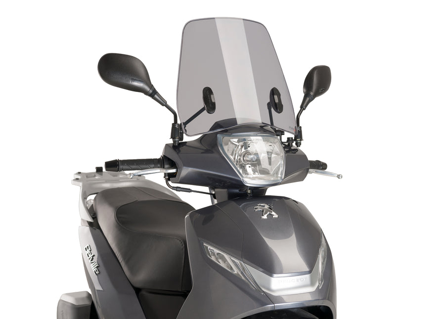 PEUGEOT BELVILLE 125 ACTIVE [2023] – čelní sklo skútru Urban – tónovaná