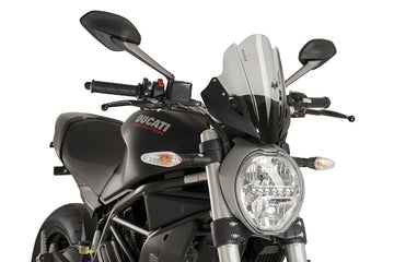 TRIUMPH BONNEVILLE T 120 BLACK [2025] - PUIG Sportscheibe | Getönt | PUIG 8900H