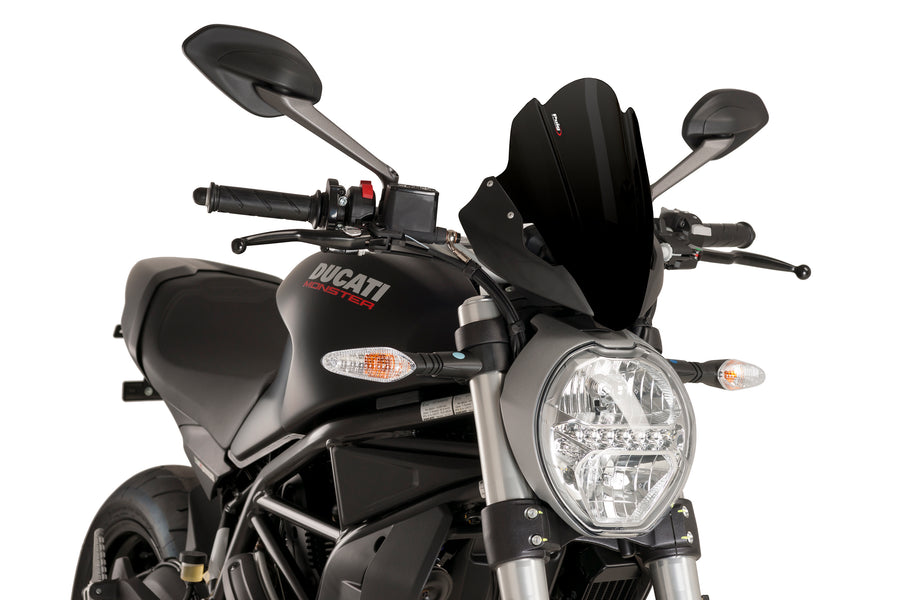 DUCATI MONSTER 821 DARK [2016] – sportovní zástěna – průhledná