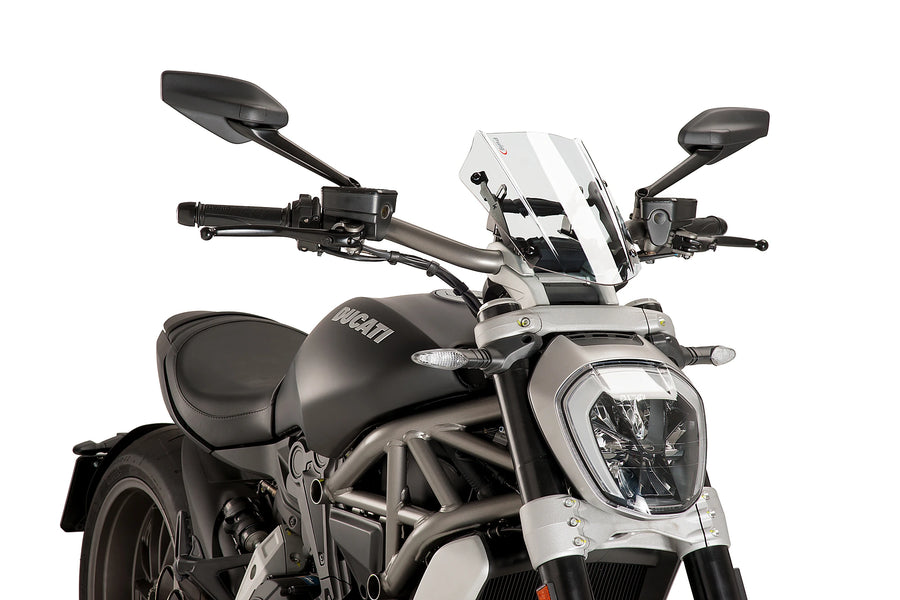 TRIUMPH BONNEVILLE T 120 BLACK [2025] - Nastavitelná sportovní clona | Jasno | PUIG 8921W