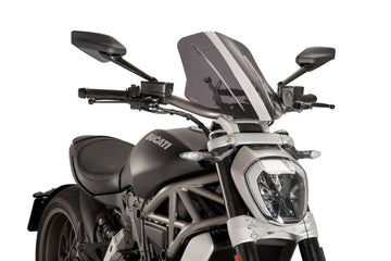 TRIUMPH BONNEVILLE T 120 BLACK [2025] - Nastavitelná turistická obrazovka | Tónované | PUIG 8922H