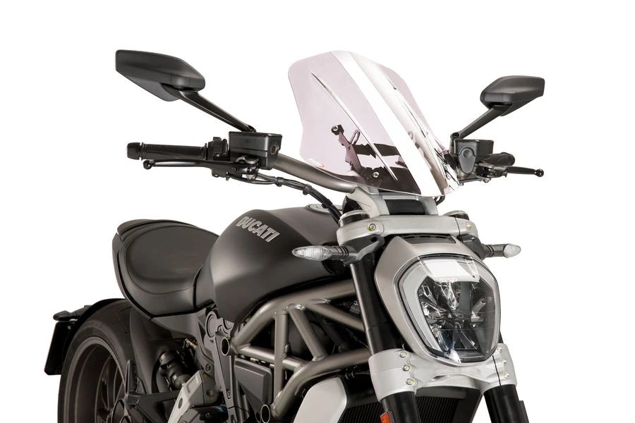 TRIUMPH BONNEVILLE T 120 BLACK [2025] - Nastavitelná turistická obrazovka | Jasno | PUIG 8922W