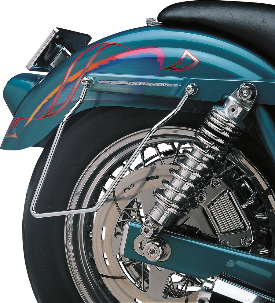 Harley-Davidson Low Rider S [DRAG SPECIALTIES] – chromové držáky sedlových brašen