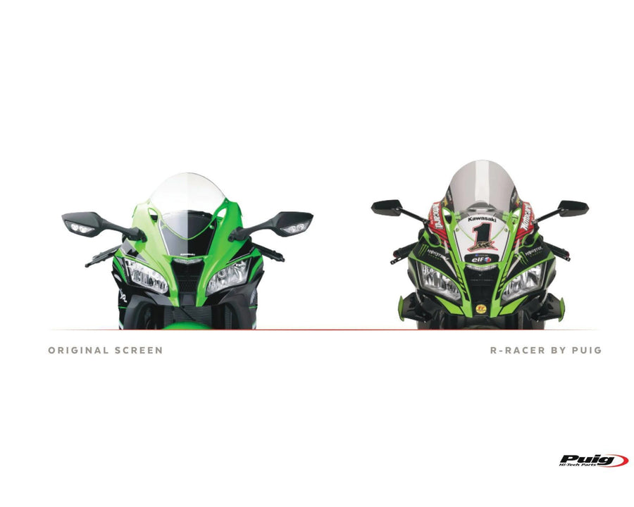 KAWASAKI ZX-10RR NINJA PERFORMANCE [2018] – obrazovka R-Racer – silně zabarvená