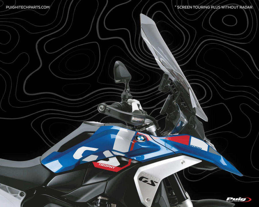 BMW R 1300 GS TROPHY [2025] – cestovní obrazovka – průhledná