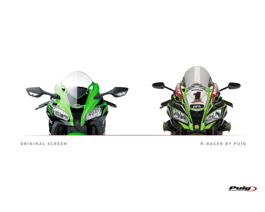 KAWASAKI ZX-10RR NINJA PERFORMANCE [2018] – obrazovka R-Racer – průhledná