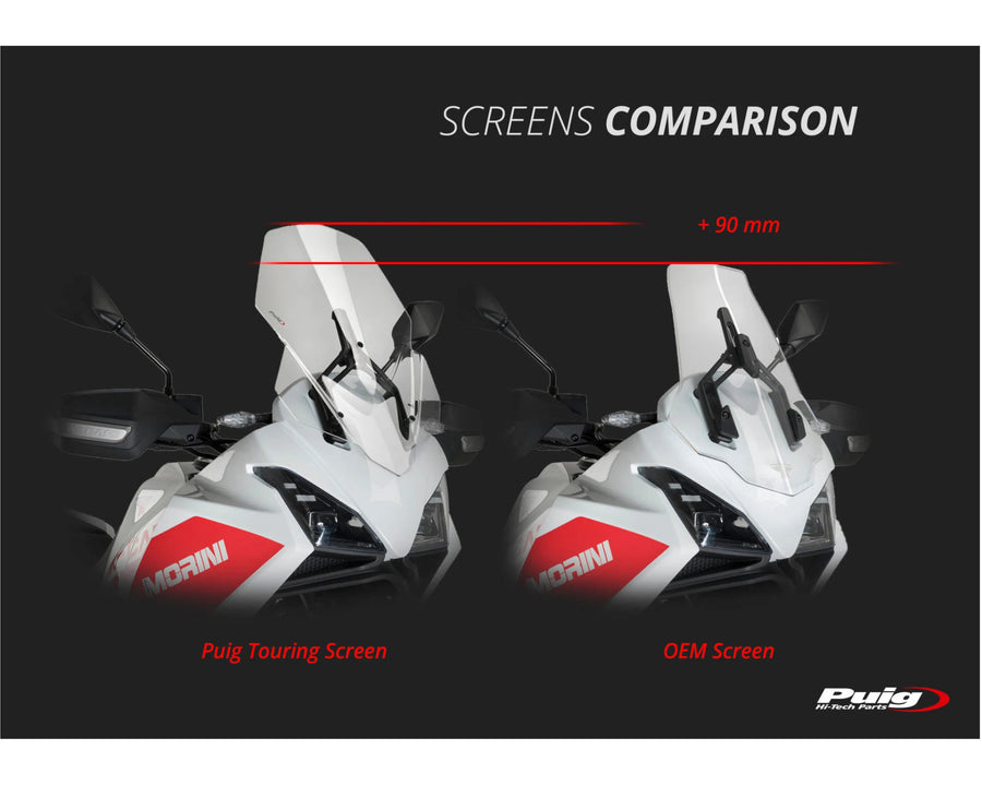 MOTO MORINI X-CAPE 700 [2024] – Touring Screen – Transparentní
