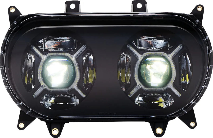 harley davidson fltruse [CUSTOM DYNAMICS] – světlomet Double-X LED