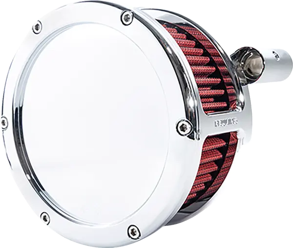 Harley-Davidson FLRT 1690 Freewheeler [2015-2016] - BA Luftfilterkit – Oberfläche: Verchromt, Rot – Bild 2