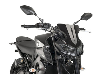 YAMAHA MT-09 SP [2020] - Sportovní čelní sklo nové generace | Černá | PUIG 9376N