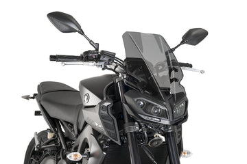 YAMAHA MT-09 SP [2020] – cestovní čelní sklo nové generace | Silně tónovaný | PUIG 9377F