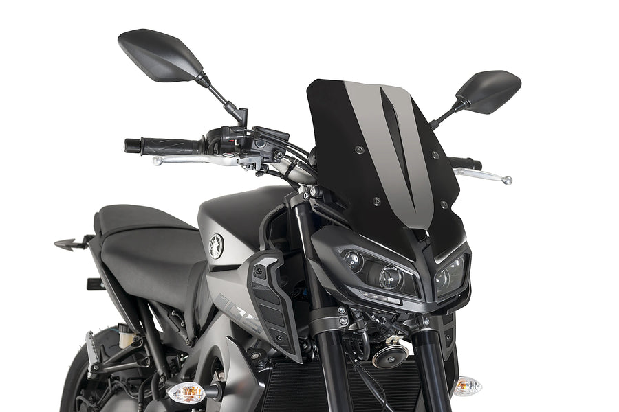 YAMAHA MT-09 SP [2020] – cestovní čelní sklo nové generace | Černá | PUIG 9377N