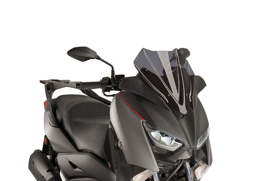 XMAX 125/400 [2018] & XMAX 300 [2017–2018] - PUIG V-Tech Line Sport Windschild | Stark getönt | PUIG 9474F