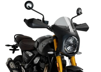 TRIUMPH Scrambler 400X [2025] – Dráha na čelní sklo – Titan - 0