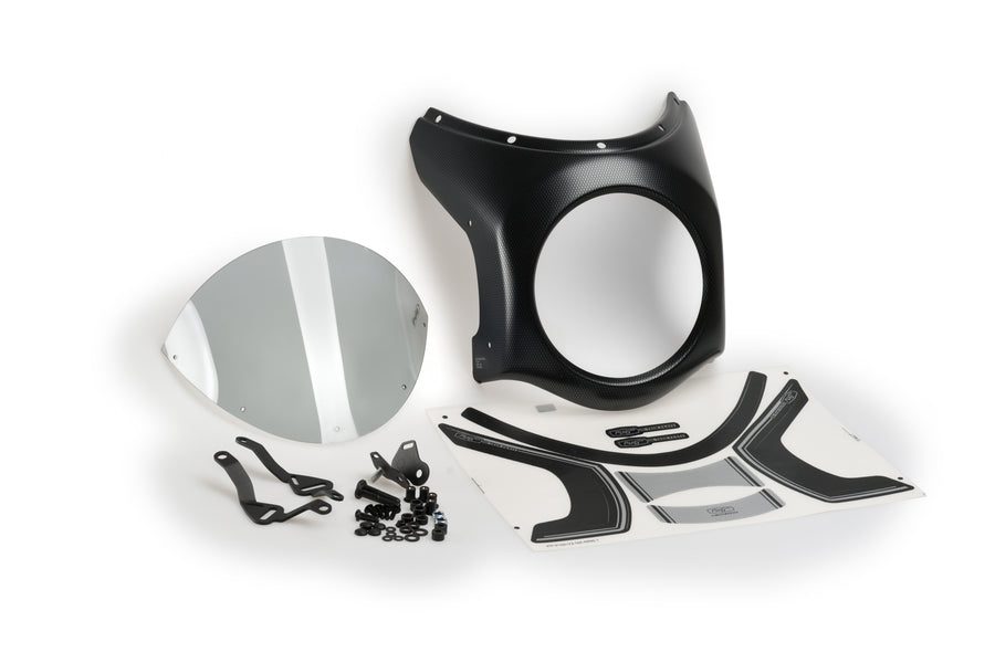 TRIUMPH Scrambler 400X [2025] – Retro Fairing Screen – Černá