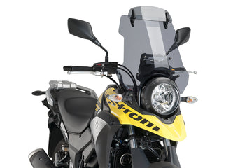 SUZUKI DL250 V-STROM 2017-2018 - cestovní obrazovka s kšiltem | Tónované | PUIG 9607H