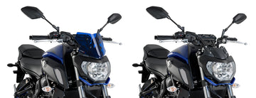 TRIUMPH BONNEVILLE T 120 BLACK [2025] - Sportovní čelní sklo nové generace | Modrá | PUIG 9666A