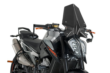 KTM 890 DUKE R [2025] - New Generation Sport Windschild | Carbon-Optik | PUIG 9668C