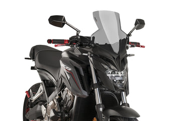 HONDA CB 650 F [2018] - Sportovní čelní sklo nové generace | Silně tónovaný | PUIG 9687F