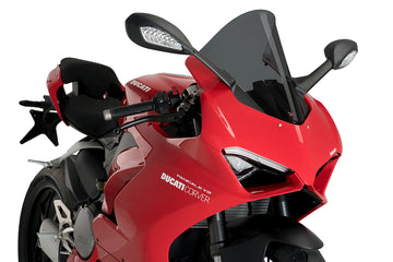 DUCATI PANIGALE V2 [2024] - obrazovka PUIG R-Racer | Silně tónovaný | PUIG 9690F