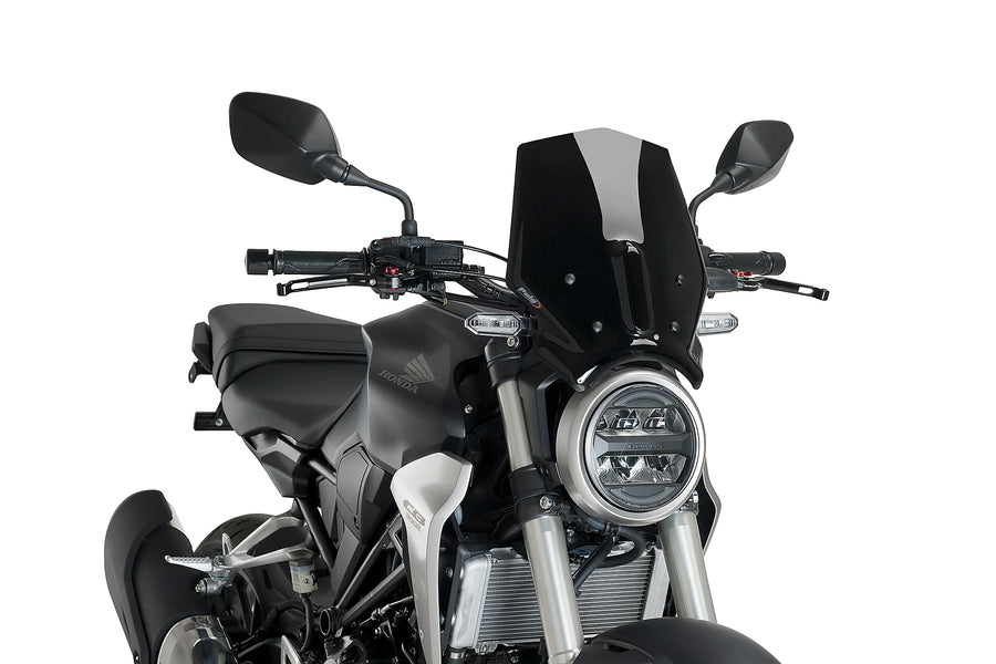 HONDA CB 300 R NEO SPORTS CAFE [2023] - Sportovní čelní sklo nové generace | Černá | PUIG 9734N