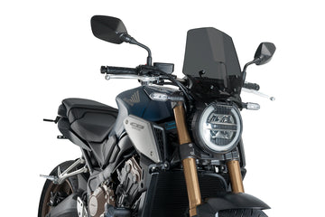 TRIUMPH BONNEVILLE T 120 BLACK [2025] - New Generation Sport Windscheibe | Stark getönt | PUIG 9748F