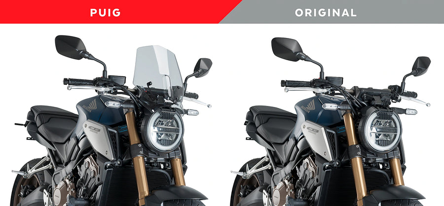 TRIUMPH BONNEVILLE T 120 BLACK [2025] - Sportovní čelní sklo nové generace | Tónované | PUIG 9748H