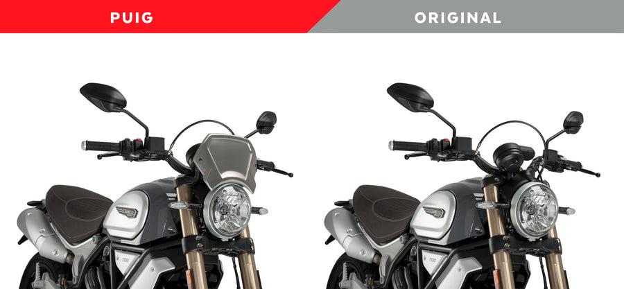 DUCATI Scrambler 1100 DARK PRO [2025] – ALU čelní deska – černá