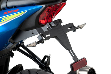SUZUKI GSX-S125 / GSX-R125 [2017-2018] - Držák SPZ | Černá | PUIG 9958N