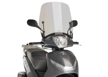 PEUGEOT BELVILLE 125 ACTIVE [2023] – čelní sklo skútru Trafic – tónovaná