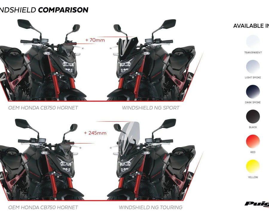 HONDA CB 750 HORNET [2024] – Nová generace Sport – Silně tónovaná