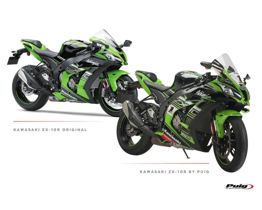 KAWASAKI ZX-10RR NINJA PERFORMANCE [2018] – obrazovka R-Racer – průhledná