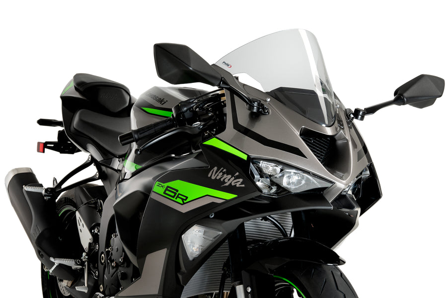 KAWASAKI ZX-6R NINJA [2025] – obrazovka R-Racer – černá