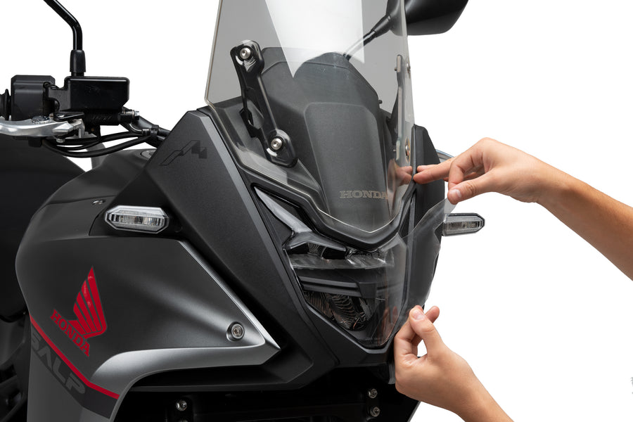 HONDA XL 750 TRANSALP [2024] – Ochrana světlometů Adhere – Transparentní