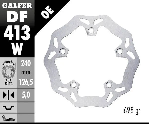 Kymco XCITING 250 R I [2009-2010] - Wave® Bremsscheibe – Bild 4