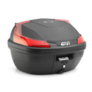 B37 BLADE - Monolock horní kufr s deskou – matná černá / Max. nosnost 3 kg