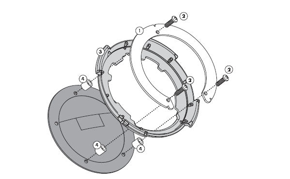 Suzuki GSR 750 [2011–2016] – Befestigungsring für Tanklock