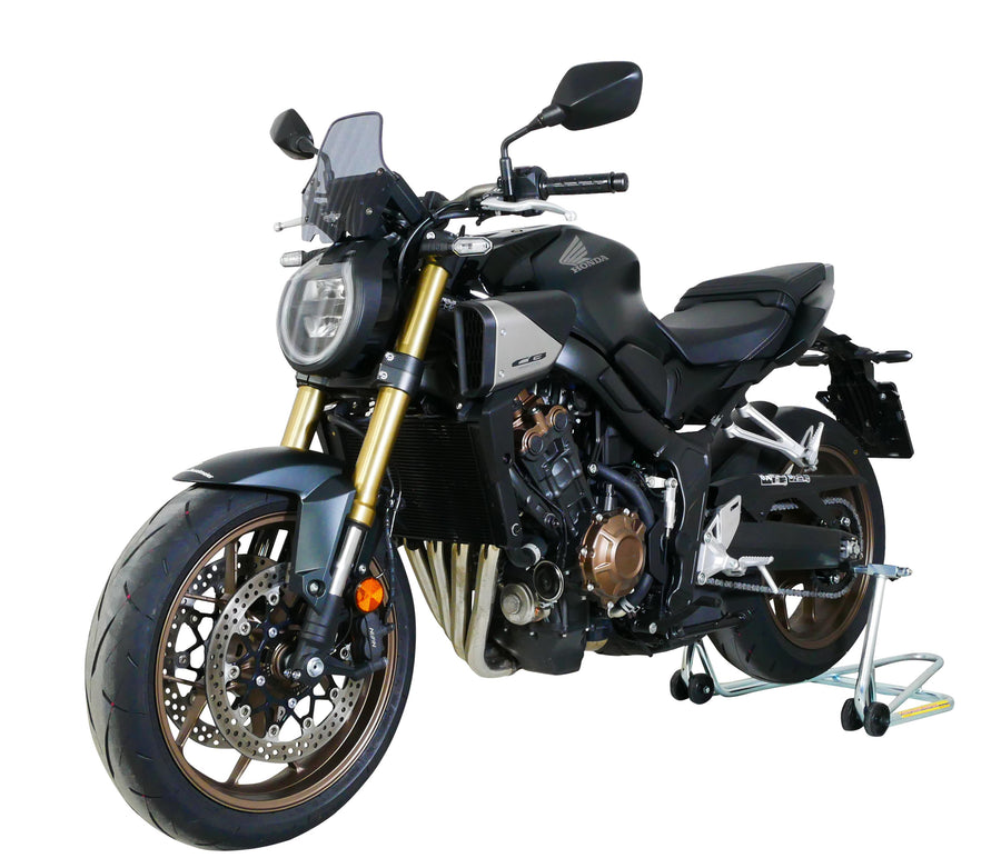 Honda CB 650 R [2024-] – Detailní pohled na závodní obrazovku „NRM“.