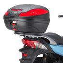 Honda SH 300 i [GIVI] - Nosič horního kufru pro pouzdra MONOLOCK®, použijte destičku MONOLOCK®, která je součástí kufru