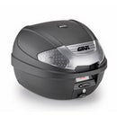 E300 - Monolock horní kufr, 30 L., černý - reflektor se stříbrným povlakem, s deskou
