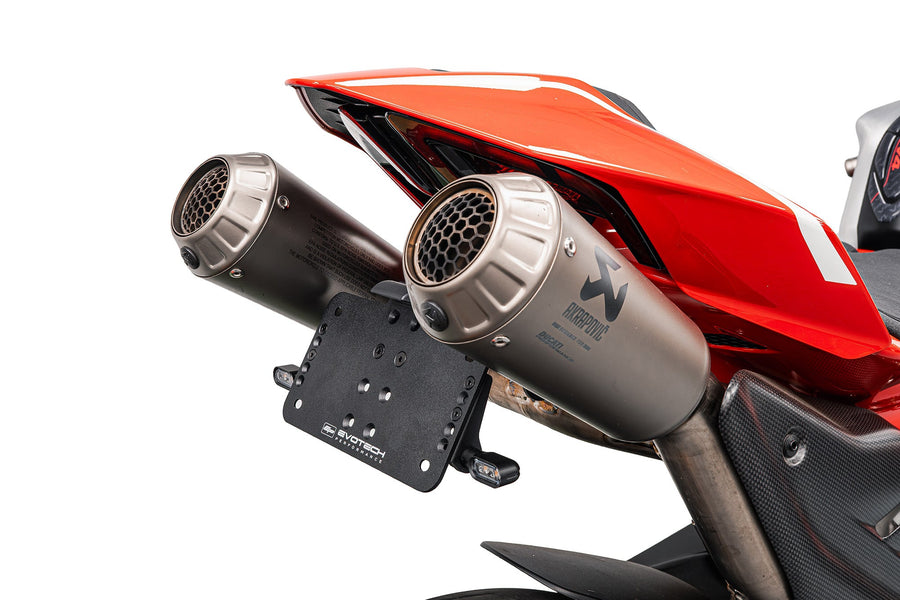Ducati Panigale V4 R [2026+] - Dynamischer Kennzeichenhalter mit V1 LED-Blinkern