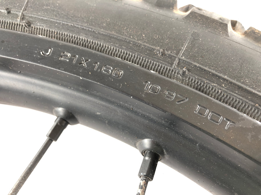 Kawasaki KMX 125 MX 125 B [1998] - Ráz kola předního kola