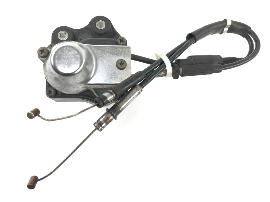 Yamaha YZF R1 RN09 [2002] - servomotor výfukové klapky ovladače EXUP s bowdenem