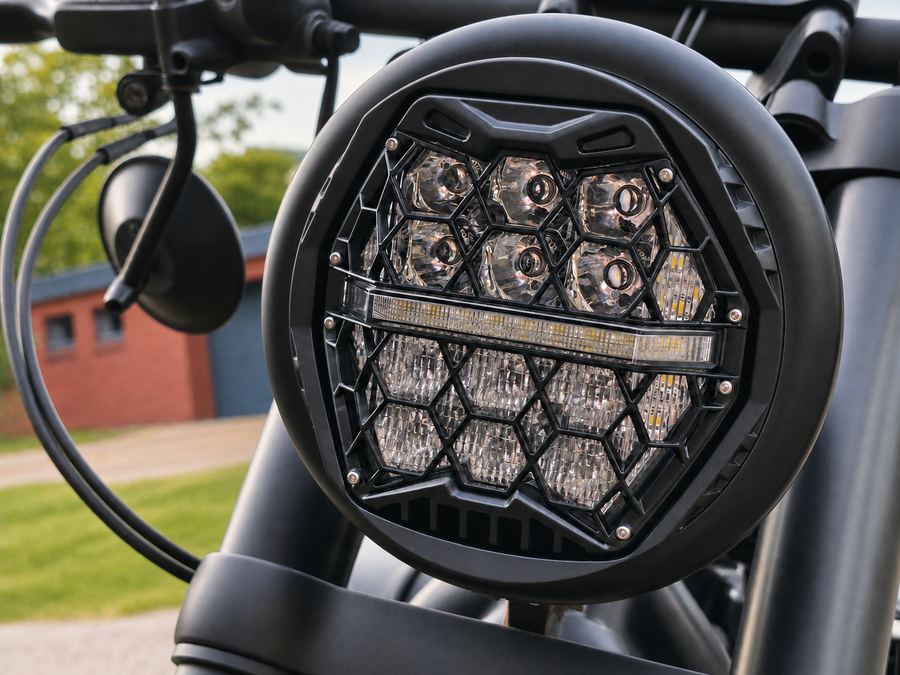 Triumph Bonneville Thruxton Speed Twin Street Twin [MOTORIZE] - LED Scheinwerfer 7 Zoll